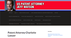 Desktop Screenshot of patentattorneycharlotte.com